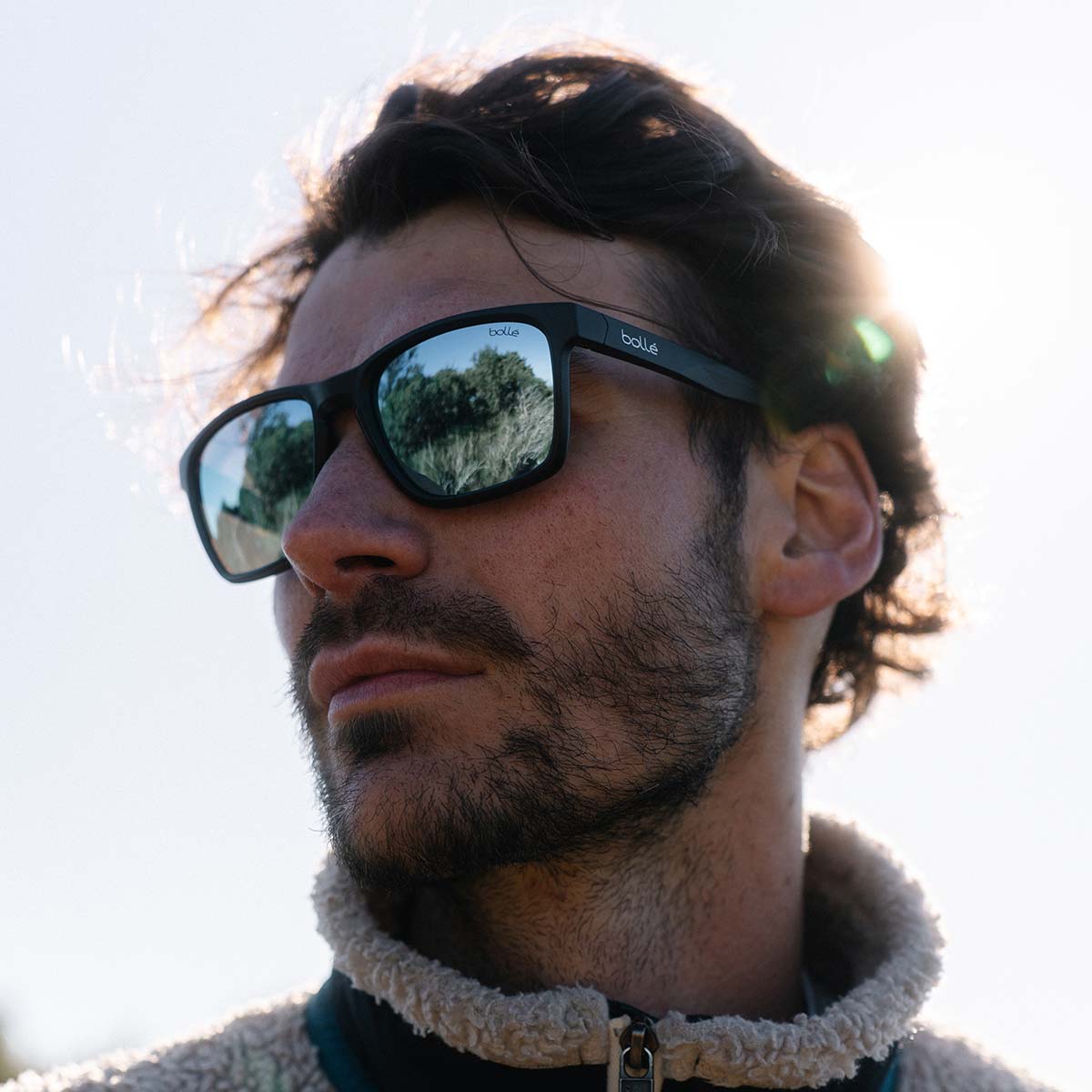 REVERENCE, Black Matte-Sky Blue Polarized REVERENCE
